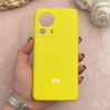 قاب گوشی Xiaomi 13 Lite شیائومی سیلیکونی اورجینال پاک کنی درجه یک زیربسته زرد کد 109348
