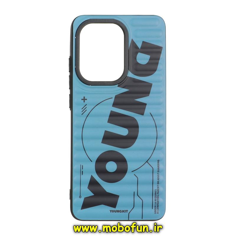 قاب گوشی Poco X7 Pro شیائومی یانگ کیت YOUNGKIT برجسته دور مات ایربگ دار طرح اسپرت SPORT سبز کبریتی کد 94862
