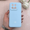 قاب گوشی Xiaomi 14 شیائومی سیلیکونی اورجینال پاک کنی درجه یک زیربسته آبی کد 109358