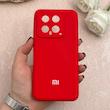 قاب گوشی Xiaomi 14 شیائومی سیلیکونی اورجینال پاک کنی درجه یک زیربسته قرمز کد 109359