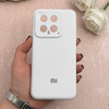 قاب گوشی Xiaomi 14 شیائومی سیلیکونی اورجینال پاک کنی درجه یک زیربسته سفید کد 109360