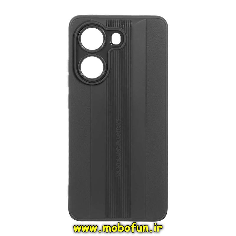 قاب گوشی Poco X7 Pro شیائومی Spuerior Design سیلیکونی ژله ای محافظ لنز دار مشکی کد E21-94890