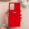 قاب گوشی Galaxy Note 20 Ultra سامسونگ سیلیکونی اورجینال پاک کنی درجه یک زیربسته قرمز کد 109365
