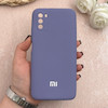 قاب گوشی Poco M3 شیائومی سیلیکونی اورجینال پاک کنی درجه یک زیربسته بنفش کدر کد 109398