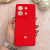 قاب گوشی Redmi Note 13 Pro 5G / Poco X6 شیائومی سیلیکونی اورجینال پاک کنی درجه یک زیربسته قرمز کد 109423
