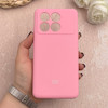 قاب گوشی Poco X6 Pro / Redmi K70E شیائومی سیلیکونی اورجینال پاک کنی درجه یک زیربسته صورتی کد 109433