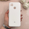 قاب گوشی Redmi 9C / Redmi 10A / Poco C3 شیائومی سیلیکونی اورجینال پاک کنی درجه یک زیربسته سفید کد 109442