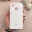 قاب گوشی Redmi 9C / Redmi 10A / Poco C3 شیائومی سیلیکونی اورجینال پاک کنی درجه یک زیربسته سفید کد 109442