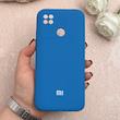 قاب گوشی Redmi 9C / Redmi 10A / Poco C3 شیائومی سیلیکونی اورجینال پاک کنی درجه یک زیربسته آبی کد 109443