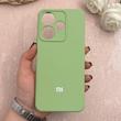 قاب گوشی Redmi 13 4G / Redmi 13 5G / Redmi 13X / Poco M6 4G شیائومی سیلیکونی اورجینال پاک کنی درجه یک زیربسته سبز کد 109462