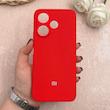 قاب گوشی Redmi 13 4G / Redmi 13 5G / Redmi 13X / Poco M6 4G شیائومی سیلیکونی اورجینال پاک کنی درجه یک زیربسته قرمز کد 109466