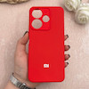 قاب گوشی Redmi 13 4G / Redmi 13 5G / Redmi 13X / Poco M6 4G شیائومی سیلیکونی اورجینال پاک کنی درجه یک زیربسته قرمز کد 109467