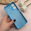 قاب گوشی Redmi 13C / Poco C65 شیائومی سیلیکونی اورجینال پاک کنی درجه یک زیربسته آبی کد 109472
