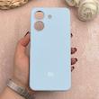 قاب گوشی Redmi 13C / Poco C65 شیائومی سیلیکونی اورجینال پاک کنی درجه یک زیربسته آبی روشن کد 109477