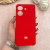 قاب گوشی Redmi 13C / Poco C65 شیائومی سیلیکونی اورجینال پاک کنی درجه یک زیربسته قرمز کد 109482