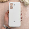 قاب گوشی Redmi 13C / Poco C65 شیائومی سیلیکونی اورجینال پاک کنی درجه یک زیربسته سفید کد 109488