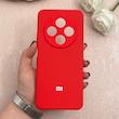 قاب گوشی Redmi 14C / Poco C75 / Redmi A4 شیائومی سیلیکونی اورجینال پاک کنی درجه یک زیربسته قرمز کد 109494