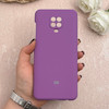 قاب گوشی Redmi Note 9 Pro Max شیائومی سیلیکونی اورجینال پاک کنی درجه یک زیربسته بنفش کد 109536