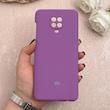قاب گوشی Redmi Note 9 Pro Max شیائومی سیلیکونی اورجینال پاک کنی درجه یک زیربسته بنفش کد 109536