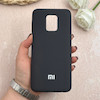 قاب گوشی Redmi Note 9S / Redmi Note 9 Pro شیائومی سیلیکونی اورجینال پاک کنی درجه یک زیربسته مشکی کد 109541