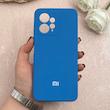 قاب گوشی Redmi Note 12 4G شیائومی سیلیکونی اورجینال پاک کنی درجه یک زیربسته آبی کد 109553