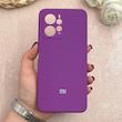 قاب گوشی Redmi Note 12 4G شیائومی سیلیکونی اورجینال پاک کنی درجه یک زیربسته بنفش کد 109556