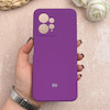 قاب گوشی Redmi Note 12 4G شیائومی سیلیکونی اورجینال پاک کنی درجه یک زیربسته بنفش کد 109557