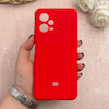 قاب گوشی Redmi Note 12 5G / Poco X5 شیائومی سیلیکونی اورجینال پاک کنی درجه یک زیربسته قرمز کد 109569