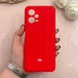 قاب گوشی Redmi Note 12 5G / Poco X5 شیائومی سیلیکونی اورجینال پاک کنی درجه یک زیربسته قرمز کد 109569