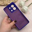 قاب گوشی Redmi Note 13 5G شیائومی سیلیکونی اورجینال پاک کنی درجه یک زیربسته بنفش تیره کد 109614