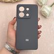 قاب گوشی Redmi Note 13 5G شیائومی سیلیکونی اورجینال پاک کنی درجه یک زیربسته خاکستری کد 109616