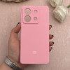 قاب گوشی Redmi Note 13 5G شیائومی سیلیکونی اورجینال پاک کنی درجه یک زیربسته صورتی کد 109618
