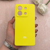 قاب گوشی Redmi Note 13 5G شیائومی سیلیکونی اورجینال پاک کنی درجه یک زیربسته زرد کد 109620
