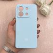 قاب گوشی Redmi Note 13 5G شیائومی سیلیکونی اورجینال پاک کنی درجه یک زیربسته آبی کد 109623