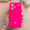 قاب گوشی Redmi Note 13 Pro Plus شیائومی سیلیکونی اورجینال پاک کنی درجه یک زیربسته سرخابی کد 109633