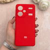 قاب گوشی Redmi Note 13 Pro Plus شیائومی سیلیکونی اورجینال پاک کنی درجه یک زیربسته قرمز کد 109634