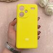 قاب گوشی Redmi Note 13 Pro Plus شیائومی سیلیکونی اورجینال پاک کنی درجه یک زیربسته زرد کد 109638