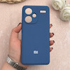 قاب گوشی Redmi Note 13 Pro Plus شیائومی سیلیکونی اورجینال پاک کنی درجه یک زیربسته سرمه ای کد 109639
