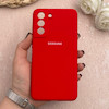 قاب گوشی Galaxy S21 FE سامسونگ سیلیکونی اورجینال پاک کنی درجه یک زیربسته قرمز کد 109654
