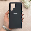 قاب گوشی Galaxy S22 Ultra سامسونگ سیلیکونی اورجینال پاک کنی درجه یک زیربسته مشکی کد 109661