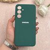 قاب گوشی Galaxy S24 FE سامسونگ سیلیکونی اورجینال پاک کنی درجه یک زیربسته سبز کد 109741
