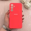 قاب گوشی Galaxy S24 FE سامسونگ سیلیکونی اورجینال پاک کنی درجه یک زیربسته صورتی فانتزی کد 109744