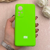 قاب گوشی Xiaomi 12 / Xiaomi 12X شیائومی سیلیکونی اورجینال پاک کنی درجه یک زیربسته سبز فسفری کد 109752