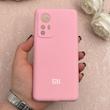قاب گوشی Xiaomi 12 / Xiaomi 12X شیائومی سیلیکونی اورجینال پاک کنی درجه یک زیربسته صورتی کد 109753