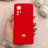 قاب گوشی Xiaomi 12 / Xiaomi 12X شیائومی سیلیکونی اورجینال پاک کنی درجه یک زیربسته قرمز کد 109757