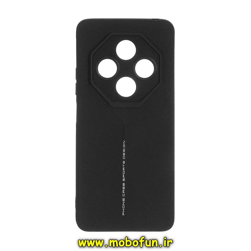 قاب گوشی Redmi 14C / Poco C75 / Redmi A4 شیائومی Porsche Design سیلیکونی ژله ای محافظ لنز دار مشکی کد 95058