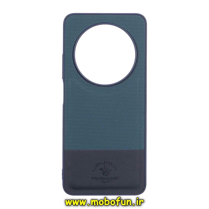 قاب گوشی Redmi 14C / Poco C75 / Redmi A4 شیائومی چرمی سوزنی کلاسیک POLO پولو سخت HARD سرمه ای کد 95066