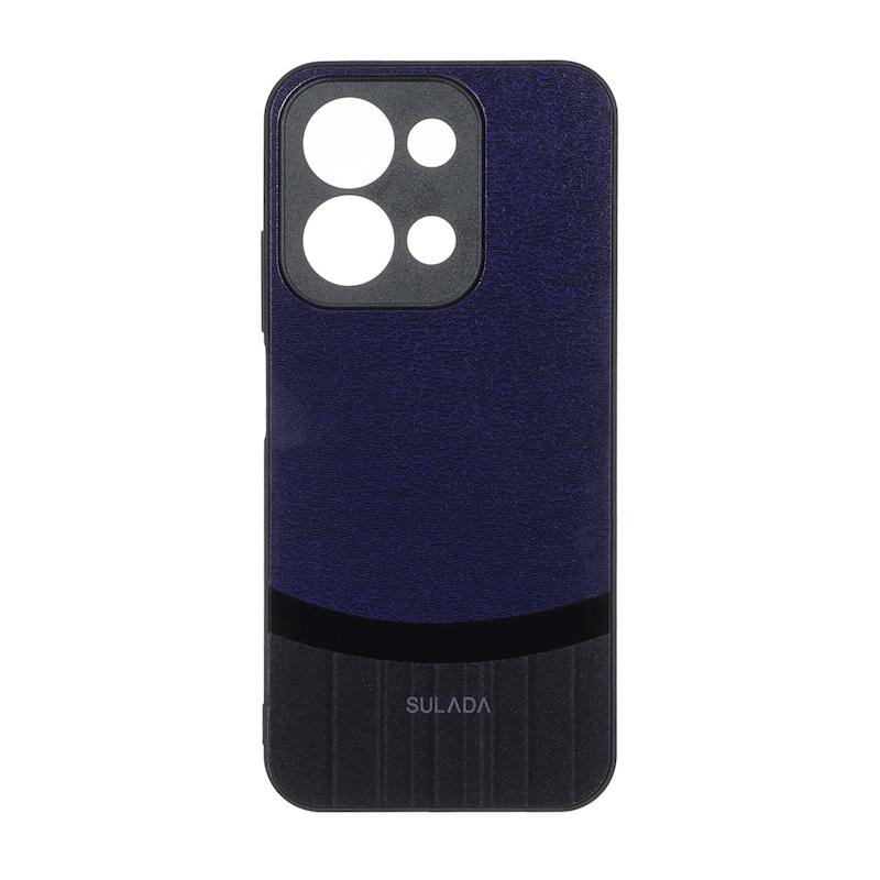 قاب گوشی Redmi 15C / Poco C85 شیائومی سخت اورجینال SULADA دوتکه طرح چرم بنفش کد 109939