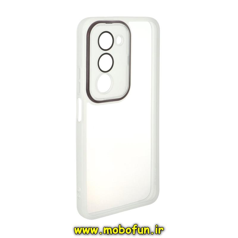 قاب گوشی Redmi 15 4G شیائومی اورجینال متال کیس Metal طرح ژله ای شفاف محافظ لنز دار بی رنگ کد 95086