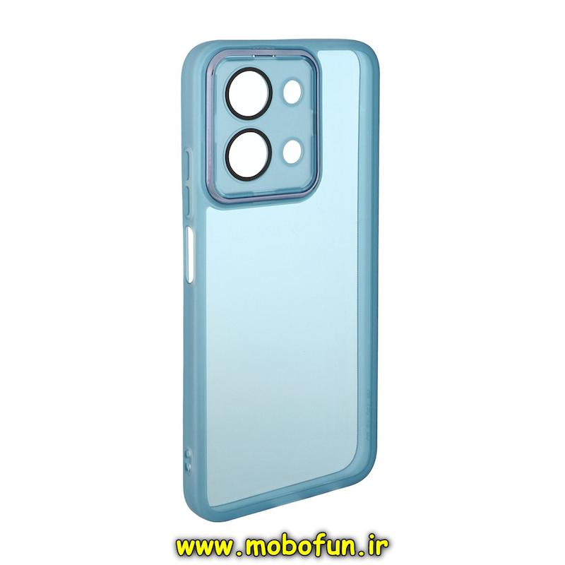 قاب گوشی Redmi 15C / Poco C85 شیائومی اورجینال متال کیس Metal طرح ژله ای آبی محافظ لنز دار سبز کد 95096